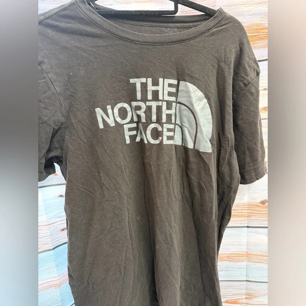 The‎ North Face Black Tee with White Logo
